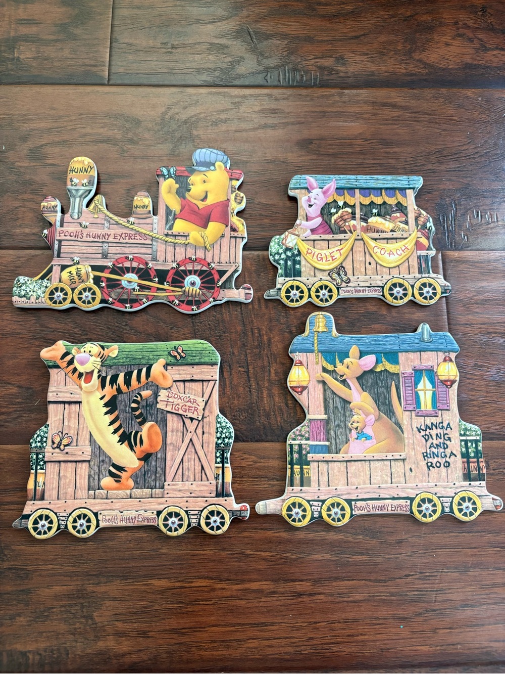 Winnie the Pooh Ceramic Train Character Wall Decor